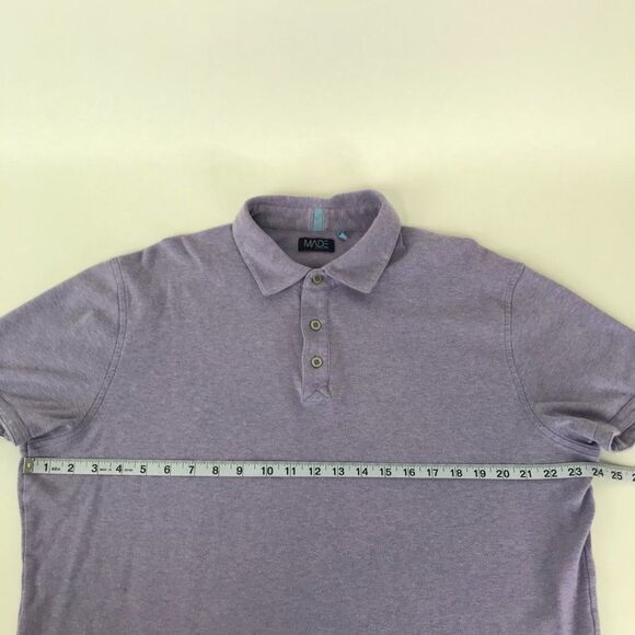 Made Cam Newton Polo Shirt Men's XL Purple Short Sleeve Cotton Casual Knit - Picture 7 of 9